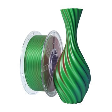 Tri Red-Blue-Green multi-color 3D printer filament 1.75mm — VOXFIL